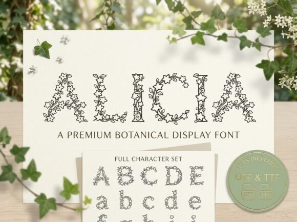 Alicia Botanical Serif: How Nature-Inspired Typography is Redefining Classic Elegance