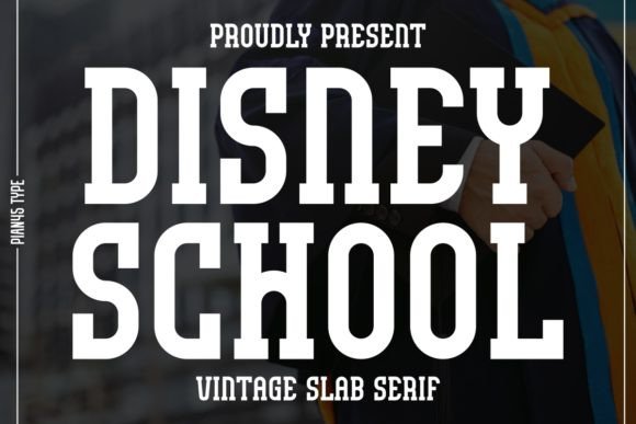 Bring Classic Charm to Modern Designs with the Disney School Typeface