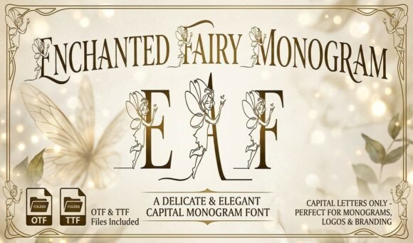 Enchanted Fairy Monogram: Your Guide to Whimsical Design