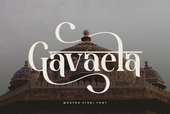 Gavaela: A Modern Hindi-Inspired Display Font