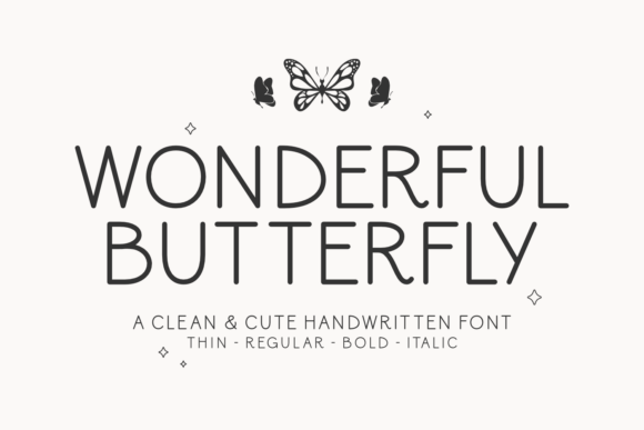Mastering the Art of Typography with Wonderful Butterfly