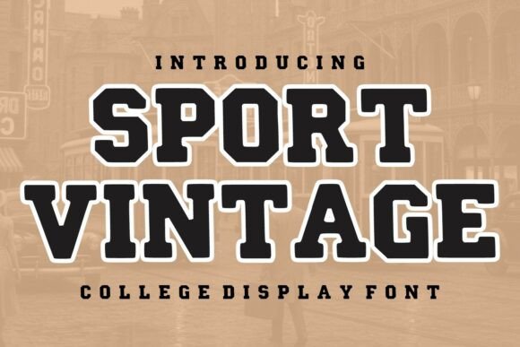 Sport Vintage: Capturing the Bold Spirit of Collegiate Design
