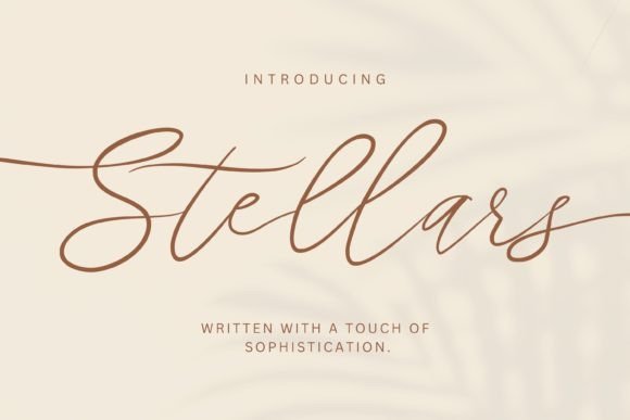 Stellars Font: Merging Handwritten Grace with Modern OpenType Features