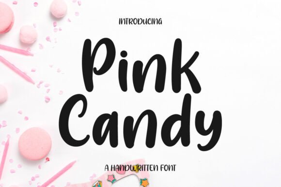 Transforming Visual Content with the Pink Candy Handwritten Font