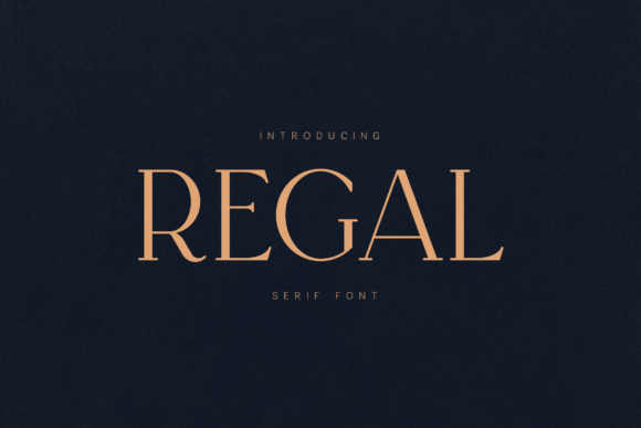Understanding Regal: The Serif Font Defining Modern Luxury Design